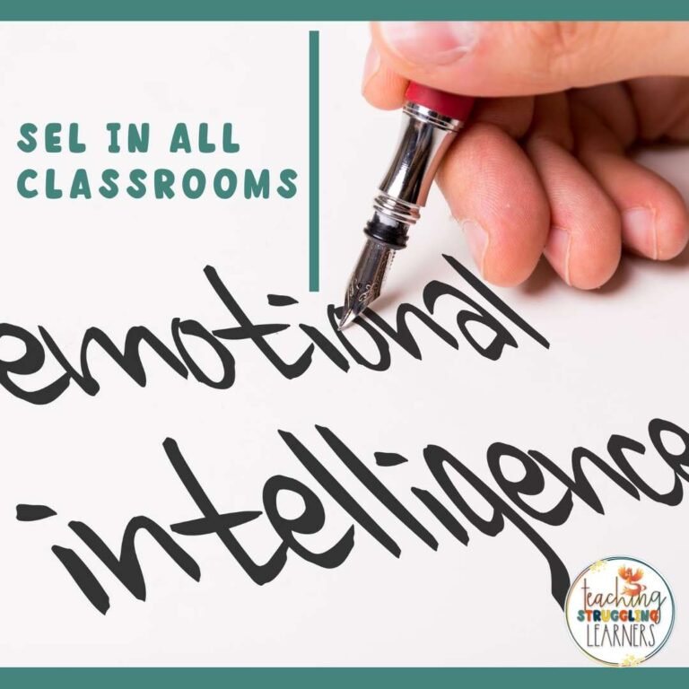 SEL in All Classrooms - Teaching Struggling Learners