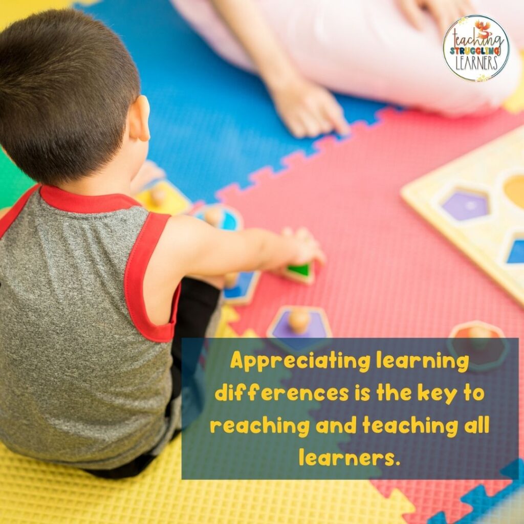 Learning Differences Are Welcome Here – Teaching Struggling Learners