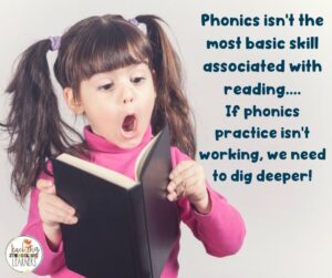 Phonemic awareness skills are precursors to phonics skills