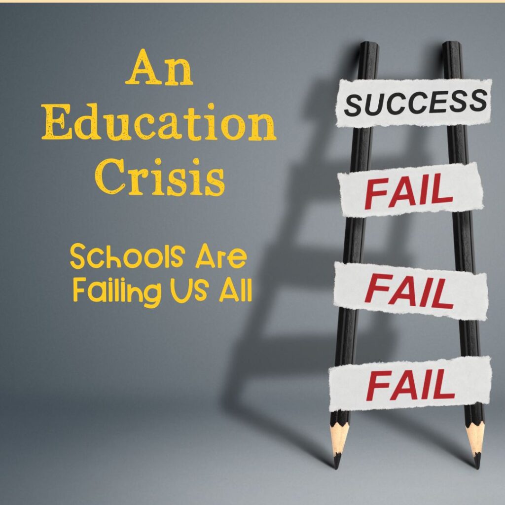 an education crisis": Schools are failing us all